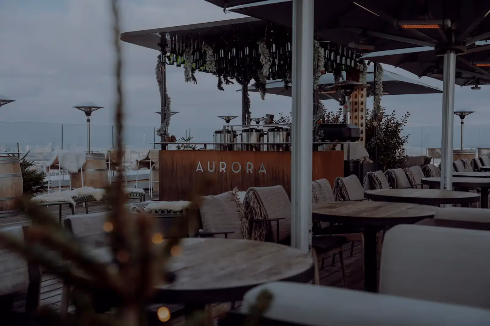 Aurora Rooftop Bar à Vienne - 2