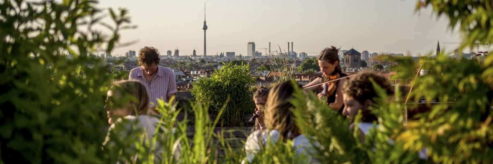 Rooftop Klunkerkranich à Berlin - 2