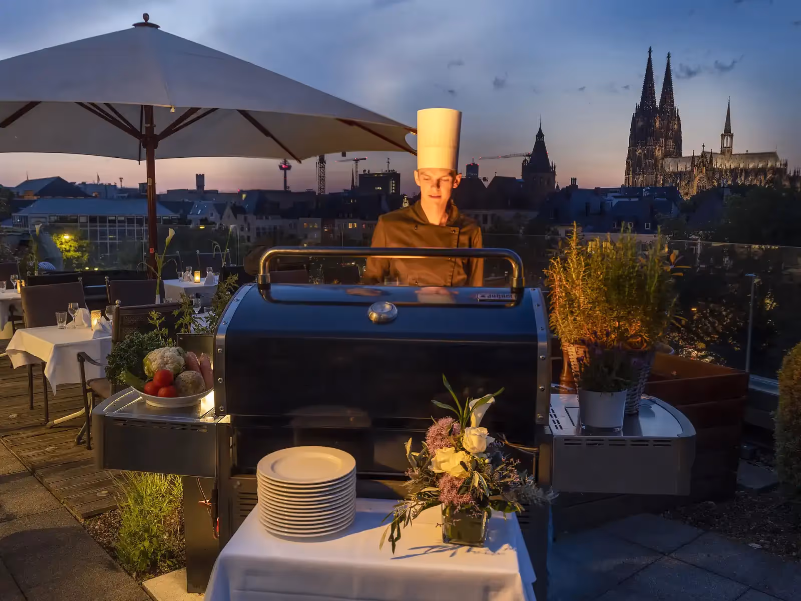 Rooftop Restaurant Bellevue à Cologne - 3