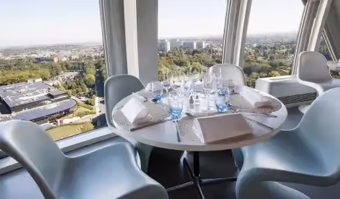 Rooftop Atomium Restaurant Bruxelles