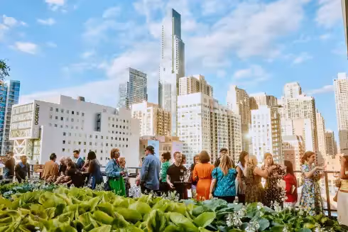 Rooftop Bar Avec Chicago