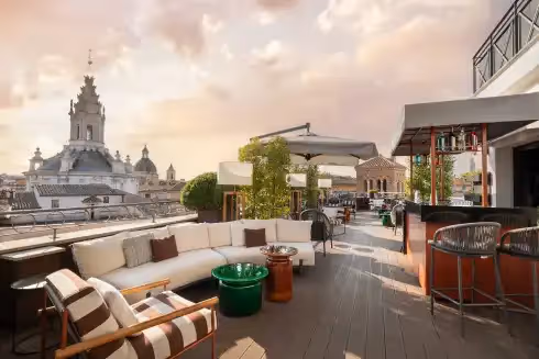 Rooftop Divinity Terrace Rome