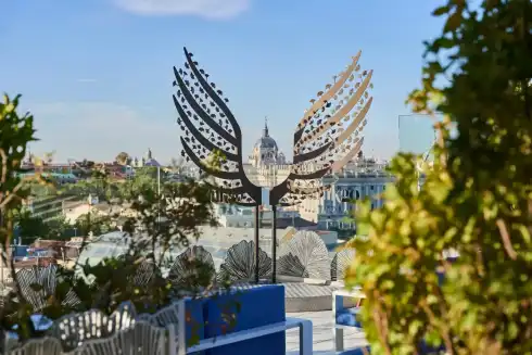 Rooftop Ginkgo Sky Bar Madrid