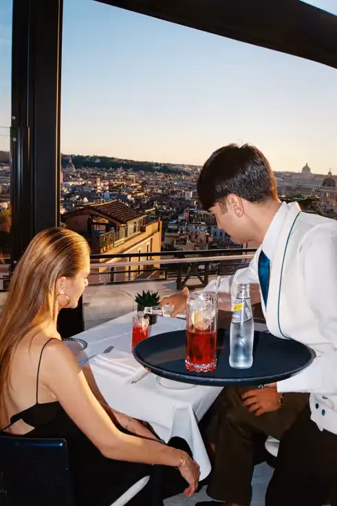 Rooftop Hassler 7th Floor Terrace Rome